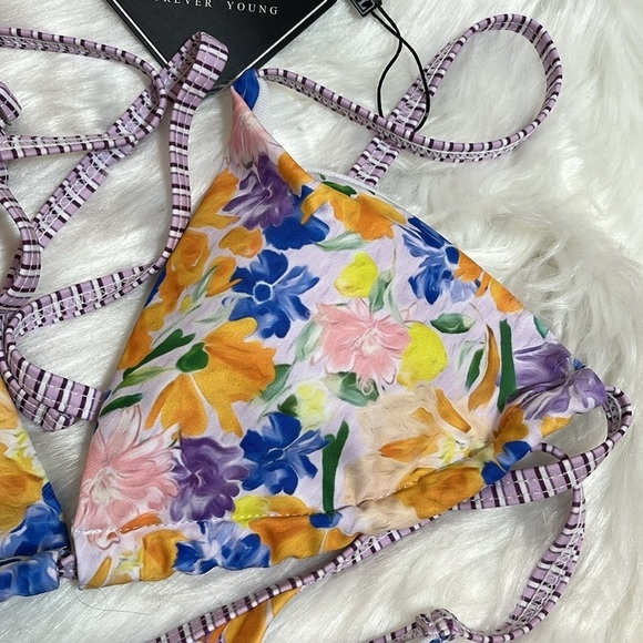 NWT Zaful Light Purple Summer Beach  Bikini - Picture 3 of 11